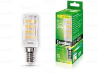 Лампа св/д Camelion T26 E14 4W(360lm 330°) 4500K прозр. 53x16 для холод. и вытяжек LED4-S105/845/E14
