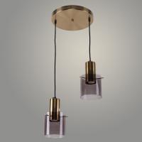 Подвес FC1041/2HQ TBS+GN табачный/серый 2х40W E27 d300 h1000, ALY22