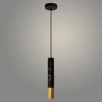 Подвес YZ60410-HJ OBK+GD черный/золото 1х50W GU10 d60 h1000, YIZ22