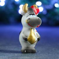 Фигура "Символ года: Бычок в галстуке" 10см 4948975 Акция ***