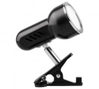 Feron св-к св/д AL7020 7W прищепка черный   28644