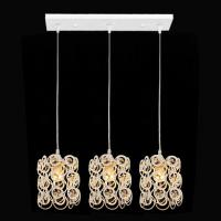 Подвес E1593/3HT WT белый/хрусталь 3х40W Е27 d370 h800, QH18