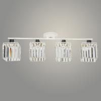 Люстра 32716/4 CR+WT хром/белый 4х40W E27 d760 h220 crist