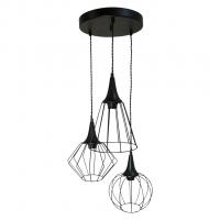 Подвес "Форма" 231 черный (Плафон Микс) НСБ 01-3х60-141 3x60W Е27 d450 h1060