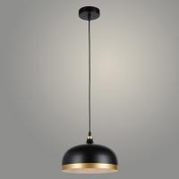 Подвес HD78598/1HQ BK+FGD черный/золото 1х60W E27 d250 h1000