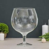 Ваза "Натали-1" бренди на средней ножке d-15см 27х18 см, 3л 1627 797251