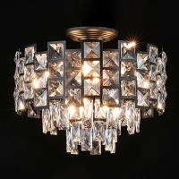 Люстра 9004/4+2 BK черный 6х40W E14 d400, SSH21