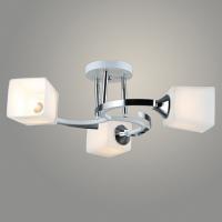 Люстра N5449/3 WT+CH белый/хром 3x40W E27 d540 h170, QH23