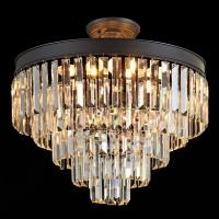 Люстра 9510/7 BK черный 7х40W E14 d500 h350