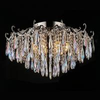 Люстра E1662/6 BCH черный хром/тонированный хрусталь 6х60W E27 d630 h370