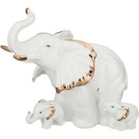 Фигурка "Слон со слонятами" 16*9см высота15 см 149-099     