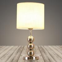 Настольная лампа A19575 NK никель/бежевый абажур h460 1х40W E27, DIY22