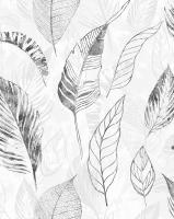 283031/Обои/Accento/Benjamina/мотив черно-белый(светло-серый)/Компактный винил на флизелине/1,06*10,