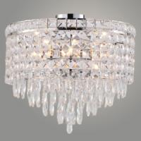 Люстра GH90188/8 CR хром/хрусталь 8х40W E14 d500 h440, KK24