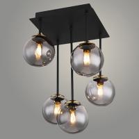 Люстра 2305027/5DX BK+GD черный/золото 5х40W E27 d255 h380, LNX23