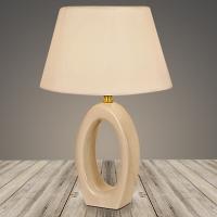 Настольная лампа 18336 бежевый/бежевый абажур h400 1х60W E27