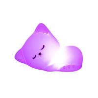 СТАРТ ночник NL 7LED RGB "Котенок" (3xR03 нет в компл.) сенсор, силикон