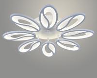 Люстра MX010001/8 PR WT белый 160W LED 3000-6500K d630 ПДУ(ИК) диммер, HN22