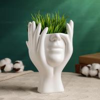 Кашпо - органайзер "Мечты в руках" белый, 13,5х20х13см 7501903