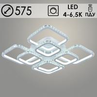 Люстра DK05820A/4+4 PR WT белый 400W LED 4000-6500K d575 ПДУ(ИК) диммер crst, HN22