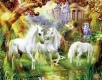 С1-369(Б1-369) Единороги 300*238 ФОТОПАННО Divino  (Россия) АКЦИЯ ***