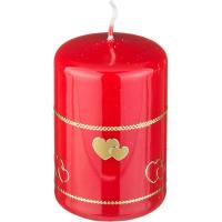 Свеча "Валентинка" высота=9 см диаметр=6 см