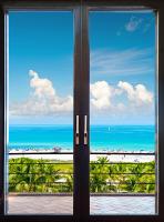 Вид на пляж фотопанно Divino Decor 200х270 (Песок) АКЦИЯ ***