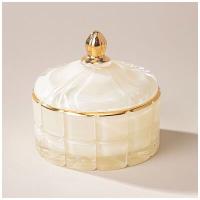 СВЕЧА АРОМАТИЧЕСКАЯ "LOVELY" IVORY 10,5Х10,2Х10 СМ