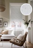 Рулонные шторы, Blackout Palma, цвет серебряный, 52х160 см, арт.81456052160 АКЦИЯ ***