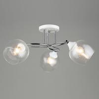 Люстра A3986/3 WT+CH белый/хром 3х60W E27 d540 h240, QH22