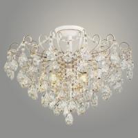 Люстра RS5008/6 WHGD белая патина 6х60W E27 d620 h470, OMG23