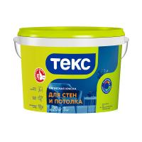 КРАСКА В/Д ДЛЯ СТЕН И ПОТОЛКОВ ИНТЕРЬЕРНАЯ  3 КГ (1) ТЕКС