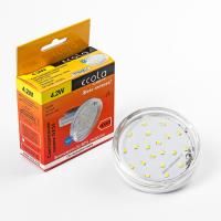 Светодиодная лампа Ecola GX53 LED 4.2Вт Tablet 220V 4200K 27x75 прозрачное стекло 30000h /T5TV42ELC