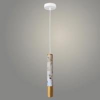 Подвес YZ60410-HB OWH+GD белый/золото 1х50W GU10 d60 h1000, YIZ22