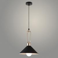 Подвес 3205/1HQ BK+WT+GD черный/белый/золото 1х40W E27 d260 h350, TXN22