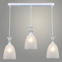 Подвес N5858/3HT WT белый 3х40W Е27 d660 h800, QH23