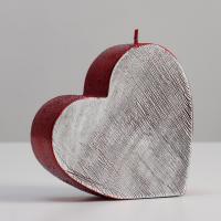 Свеча  фигурная "Желание", 13,5х13,5х4 см, серебряный 5532655