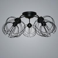 Люстра "Долли" 151 черный НПБ 01-5x60-138 Е27 5x60W Е27 d720