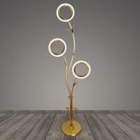 Торшер F2108/3 GD золото LED 3*8W h1520, BTH23