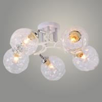 Люстра 06442/5 CH+WT хром/белый 5x40W E27 d520 h230, GNV23