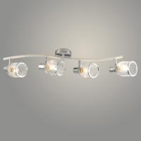 Спот DA6112/4 WH+CR белый/хром 4x40W E14 h195, HN23