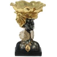 Фигурка декоративная "Африканка", L15,5 W15,5 H23 см 772248 