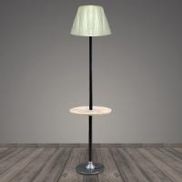 Торшер со столиком 2046 черный/желтый абажур 1x40W E27 h1580, BTH22