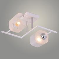 Люстра GH90064/2 WT+CR белый/хром 2х60W E27 d360 h180, KK23