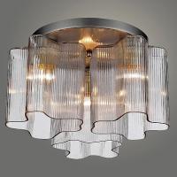 Люстра 210926SN/3 сатин никель/дымчатый 3х40W E27 d380 h250, XLD22