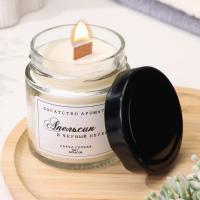 Свеча ароматическая из соевого воска в банке, 150 г, апельсин и черный перец 10133246