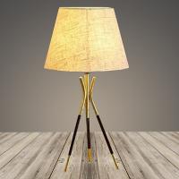 Настольная лампа ZL6534 золото/черный/бежевый абажур 1x40W h550 E27 DIY22