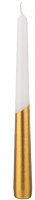 СВЕЧА BRONCO ПРЯМАЯ ЗОЛОТАЯ  23СМ