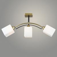 Люстра N5877/3 GD+ВК золото/черный 3x40W E27 d650 h290, QH23