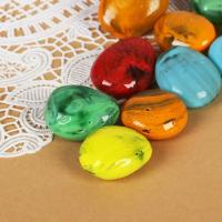 Камень для декора "Плоские овалы" (250 г), микс